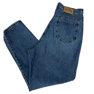 90s Y2k Capistrano Mom Jeans Plus Size 18 High Waist Blue Denim Cotton Tapered